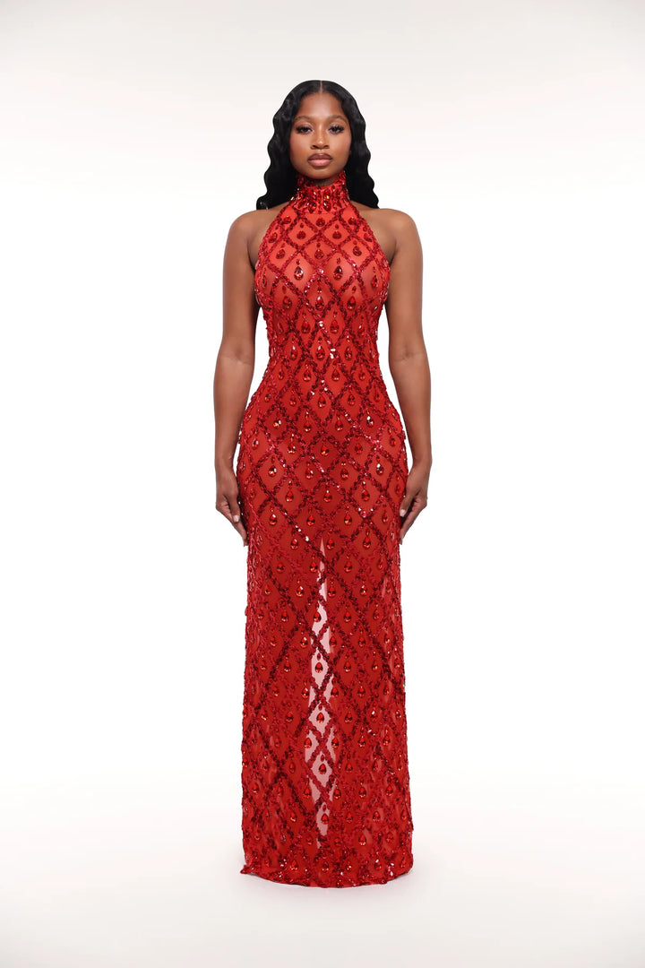 Exotic Dress - Red