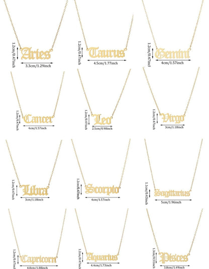 Zodiac Sign Necklace