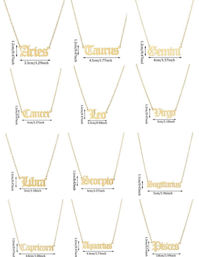 Zodiac Sign Necklace