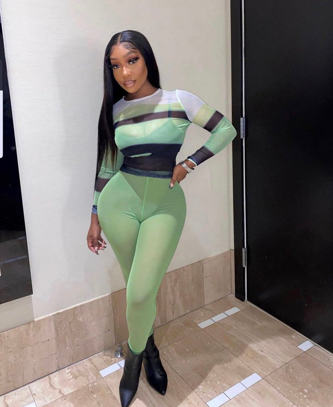 Jayda Set - Green - DEEGODDESS CLOSET