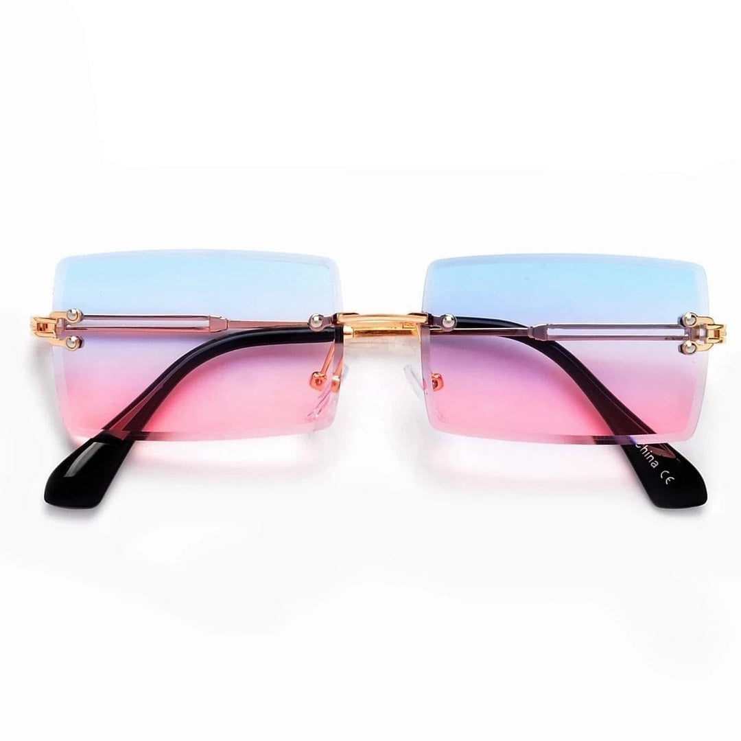 Unisex Average Rimless Sunglasses - DEEGODDESS CLOSET