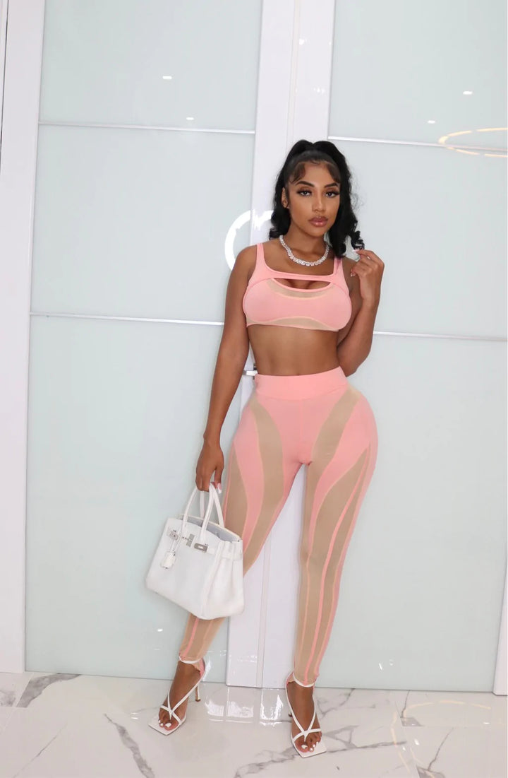 Baddie Set -Pink