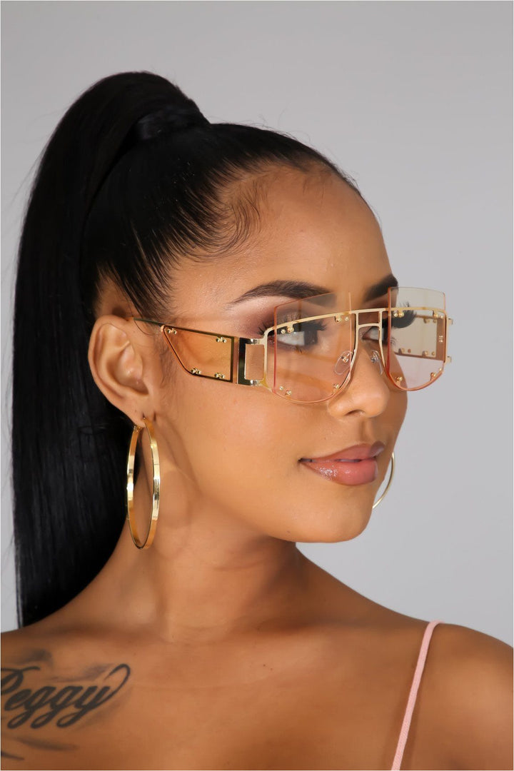 Hottie Oversized Studded Cut Out Sunglasses - DEEGODDESS CLOSET