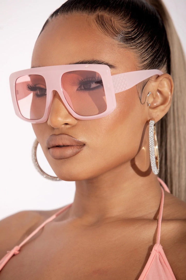 Boujee Big Frame Vintage Square Sunglasses - DEEGODDESS CLOSET