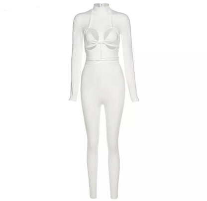 Valore Jumpsuit - White - DEEGODDESS CLOSET