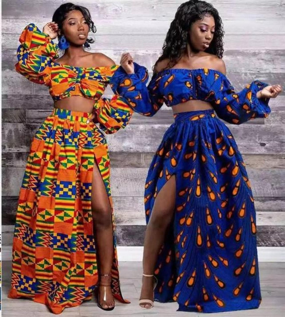 BENA African Polyester Print Skirt Set - DEEGODDESS CLOSET