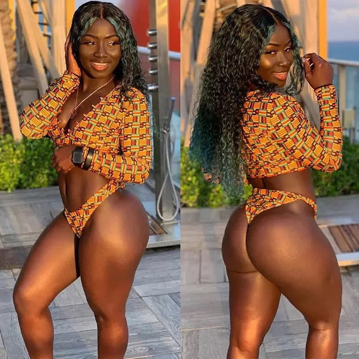 Vacation Drip Bikini Set - DEEGODDESS CLOSET