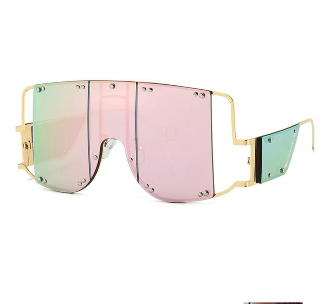 I See You Looking Template Flat Top Sunglasses - DEEGODDESS CLOSET