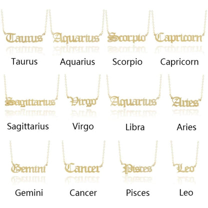 Horoscope Necklace - DEEGODDESS CLOSET