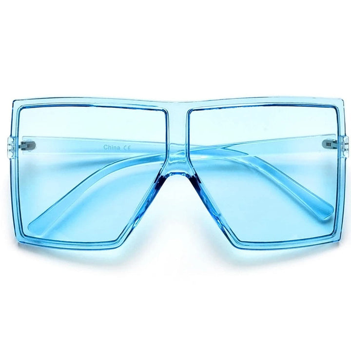 Rita Oversized Gradient Flat Top Square Sunglasses - DEEGODDESS CLOSET