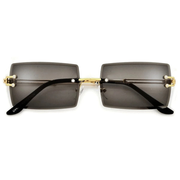 Unisex Average Rimless Sunglasses - DEEGODDESS CLOSET