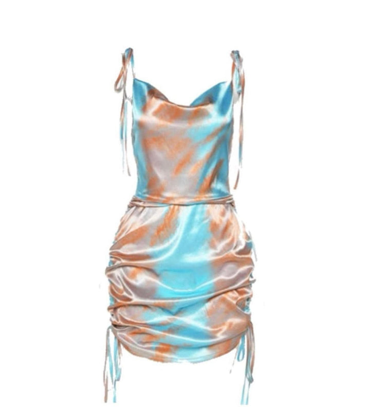 Natasha Satin Dress - DEEGODDESS CLOSET